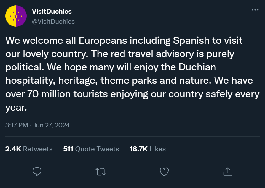 VisitDuchies Tweet.png